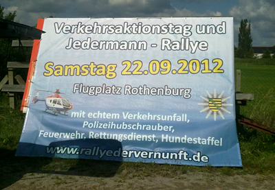 Plakat zum 3. Verkehrsaktionstag 2012, © Rallye der Vernunft